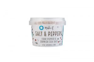 Sea salt and pepper